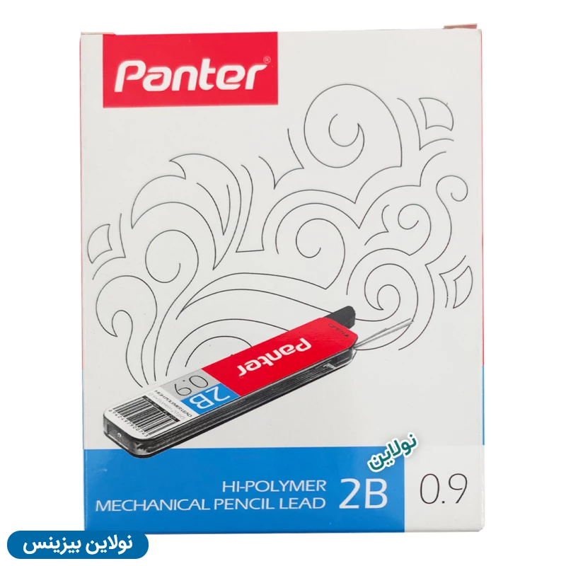 قیمت و خرید نوک اتود پنتر بلند ضخامت 0.9 میلی متری بسته 12 عددی 2B 90mm کد PL209 | نولاین بیزینس