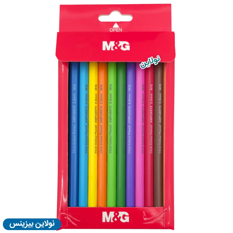 قیمت و خرید مداد رنگی اتودی 12 رنگ ام اند جی M&G کد AMPU6974 | نولاین بیزینس