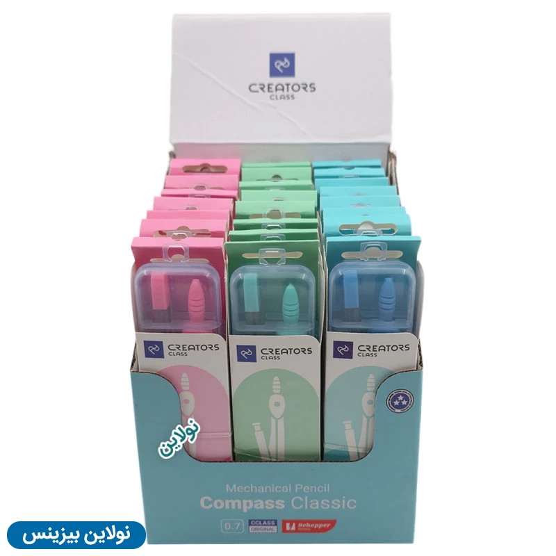 قیمت و خرید پرگار مکانیکال کلاسیک سی کلاس جعبه ای بسته 24 عددی کد CCMPC7 | نولاین بیزینس