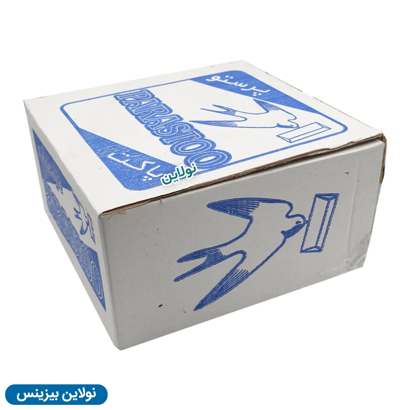 قیمت و خرید پاکت نامه و پول سفید ملخی پرستو بسته 500 عددی | نولاین بیزینس