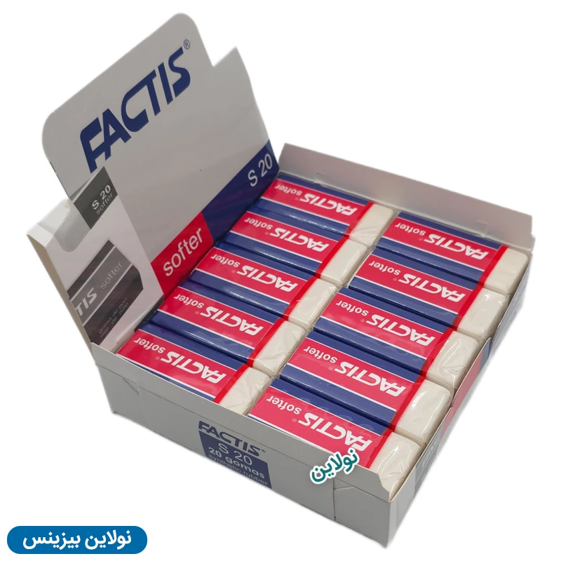 قیمت و خرید پاک کن سفید فکتیس بسته 20 عددی کد S20 | نولاین بیزینس