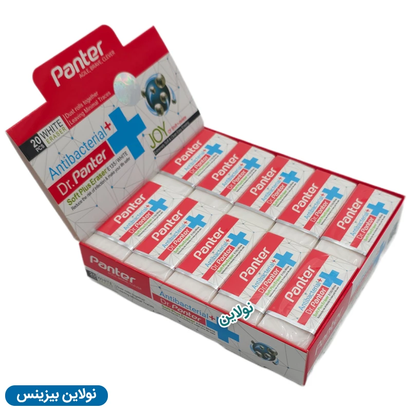 قیمت و خرید پاک کن آنتی باکتریال دکتر پنتر سایز بزرگ بسته 20 عددی کد E135 | نولاین بیزینس