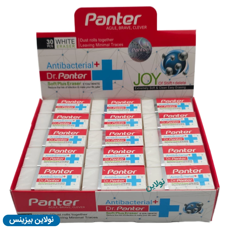 قیمت و خرید پاک کن آنتی باکتریال دکتر پنتر سایز کوچک بسته 30 عددی کد E134-140 | نولاین بیزینس