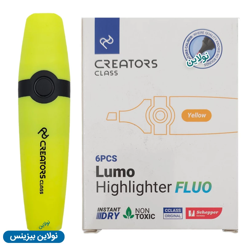 قیمت و خرید ماژیک علامت زن مدل هایلایتر لومو سی کلاس بسته 6 عددی | نولاین بیزینس