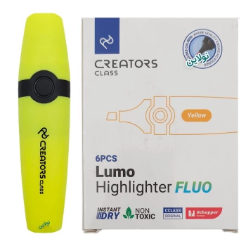 ماژیک علامت زن مدل هایلایتر لومو سی کلاس بسته 6 عددی | نولاین بیزینس