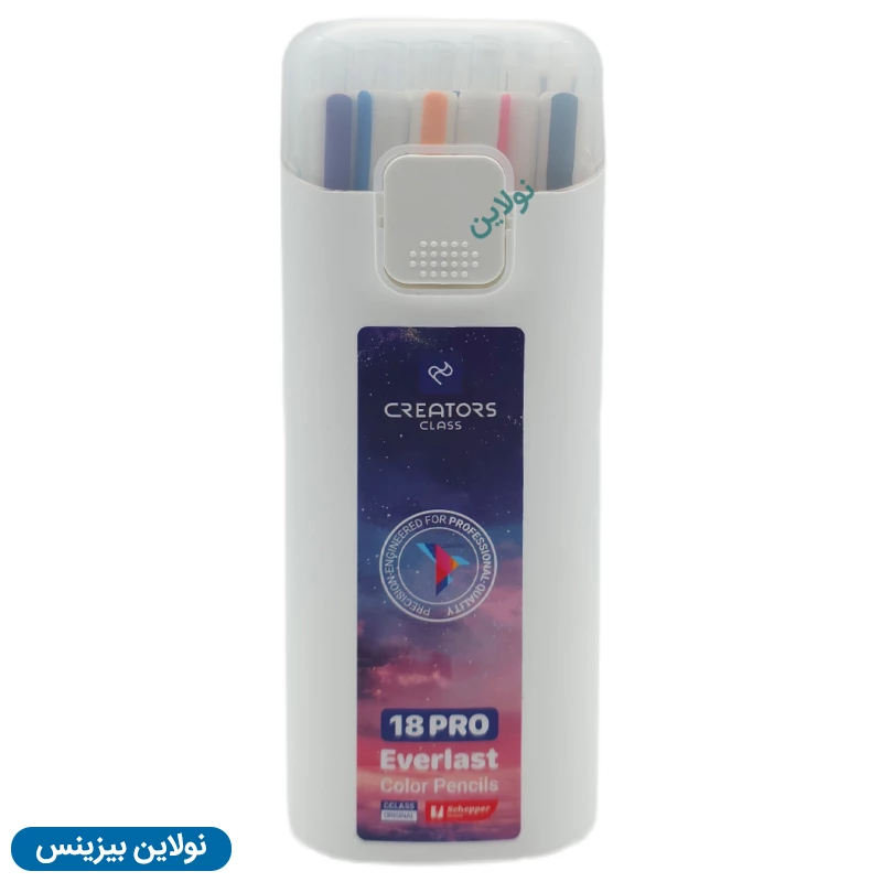 قیمت و خرید مداد رنگی اتودی 18 رنگ Pro سی کلاس مدل Everlast Pro ضخامت 3 میلی متری + تراش کد CP30-18 | نولاین بیزینس