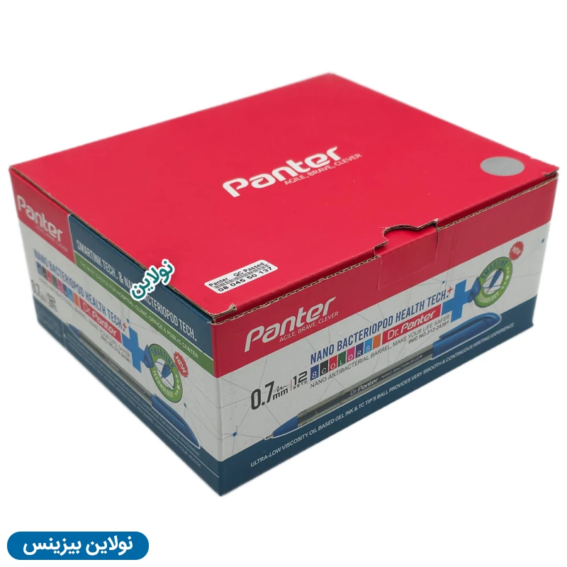 قیمت و خرید خودکار دکتر پنتر نانو آنتی باکتریال ضخامت 0.7 میلی متری بسته 8 رنگ جعبه 12 عددی کد DP105 WP8 | نولاین بیزینس