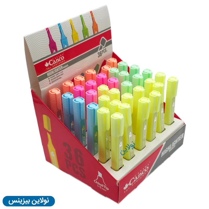 قیمت و خرید ماژیک هایلایتر کنکو مدل پاستلی بسته 36 عددی | نولاین بیزینس