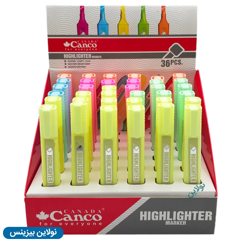 قیمت و خرید ماژیک هایلایتر کنکو مدل پاستلی بسته 36 عددی | نولاین بیزینس