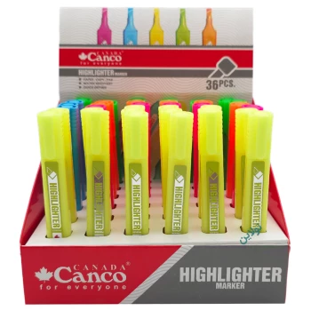 ماژیک هایلایتر کنکو مدل فلورسنت بسته 36 عددی | نولاین بیزینس