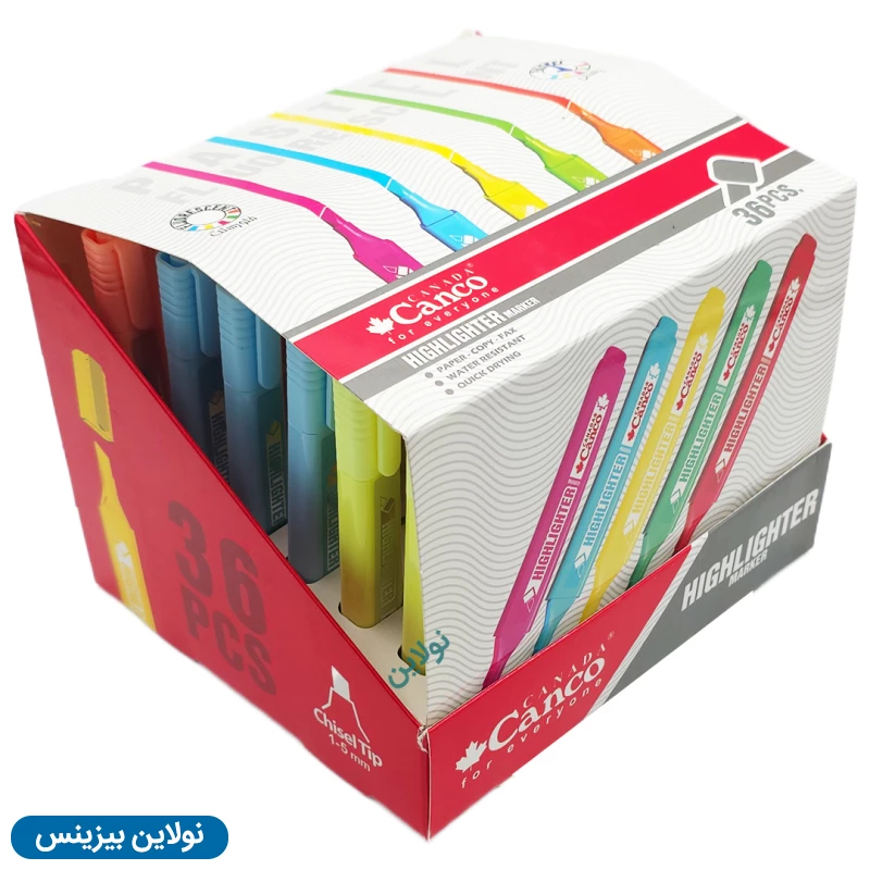 قیمت و خرید ماژیک هایلایتر کنکو مدل پاستلی بسته 36 عددی | نولاین بیزینس