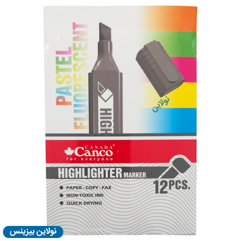 قیمت و خرید ماژیک هایلایتر کنکو بسته 12 عددی | نولاین بیزینس