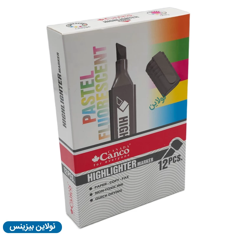 قیمت و خرید ماژیک هایلایتر کنکو بسته 12 عددی | نولاین بیزینس