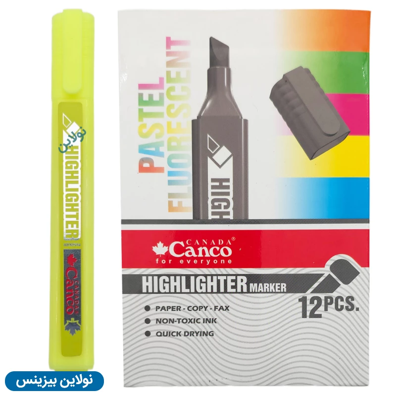 قیمت و خرید ماژیک هایلایتر کنکو بسته 12 عددی | نولاین بیزینس
