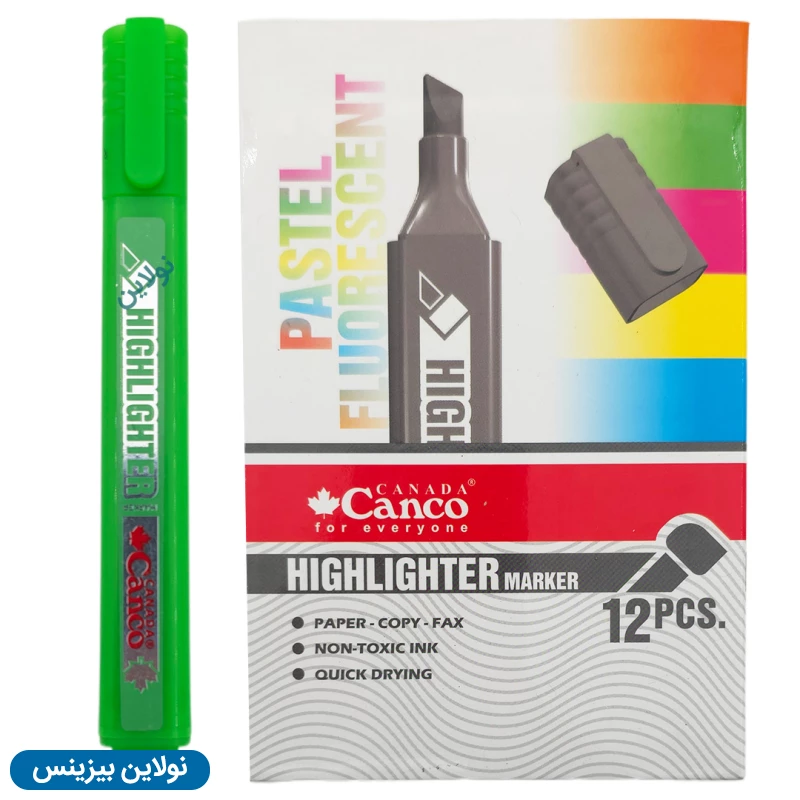 قیمت و خرید ماژیک هایلایتر کنکو بسته 12 عددی | نولاین بیزینس