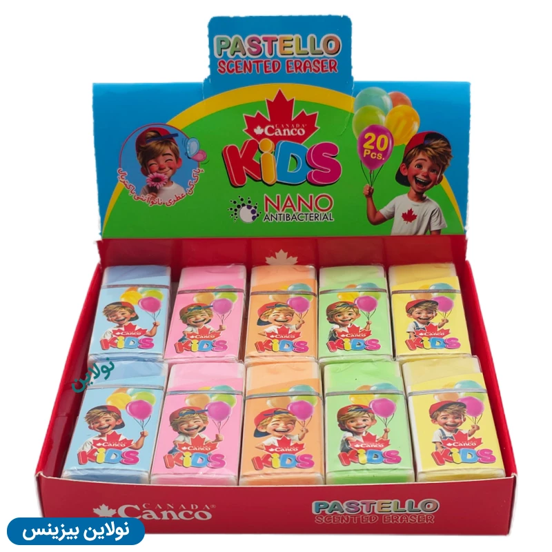 قیمت و خرید پاک کن عطری پاستلو کنکو آنتی باکتریال بسته 20 عددی | نولاین بیزینس