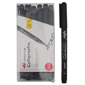 ماژیک الخطاط ضخامت 0.3 میلی متری لاین پلاس بسته 12 عددی Lineplus | نولاین بیزینس