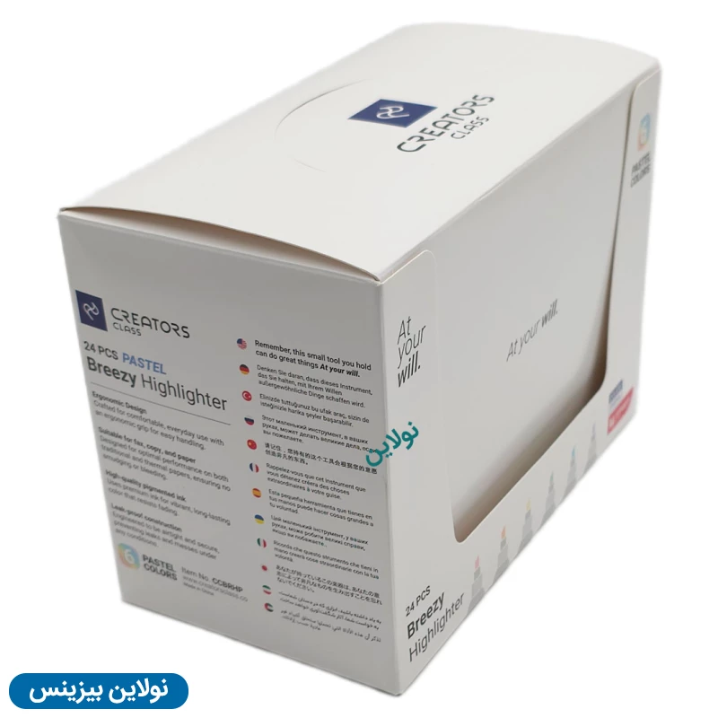 قیمت و خرید ماژیک هایلایتر مدل علامت زن بریزی Breezy پاستلی سی کلاس بسته 24 عددی کد CCBRHP | نولاین بیزینس