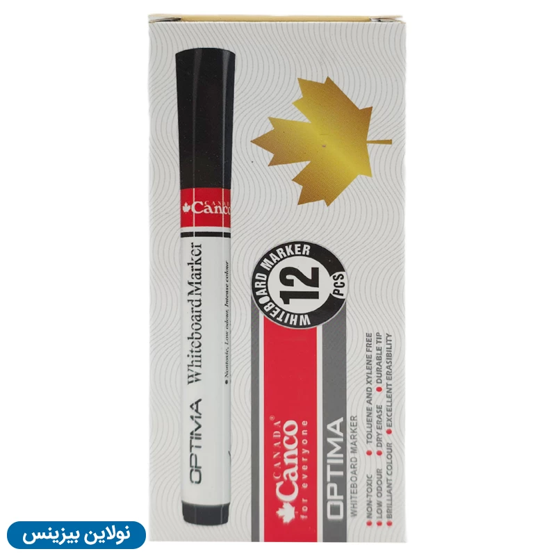 قیمت و خرید ماژیک وایت برد کنکو نوک گرد مدل اپتیما optima بسته 12 عددی | نولاین بیزینس