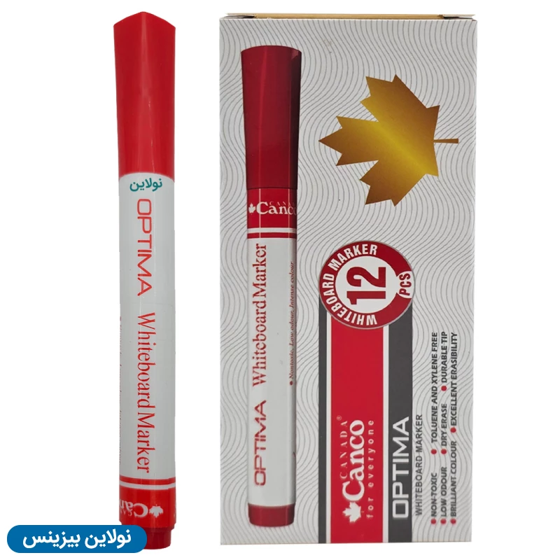 قیمت و خرید ماژیک وایت برد کنکو نوک گرد مدل اپتیما optima بسته 12 عددی | نولاین بیزینس