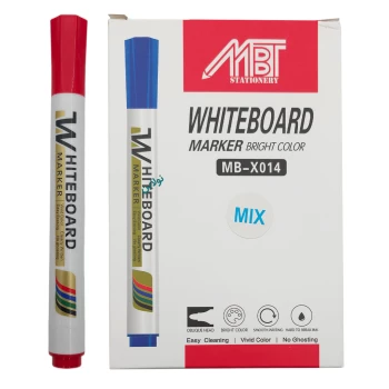 ماژیک وایت برد نوک گرد MBT بسته 12 عددی کد MB-x014 | نولاین بیزینس