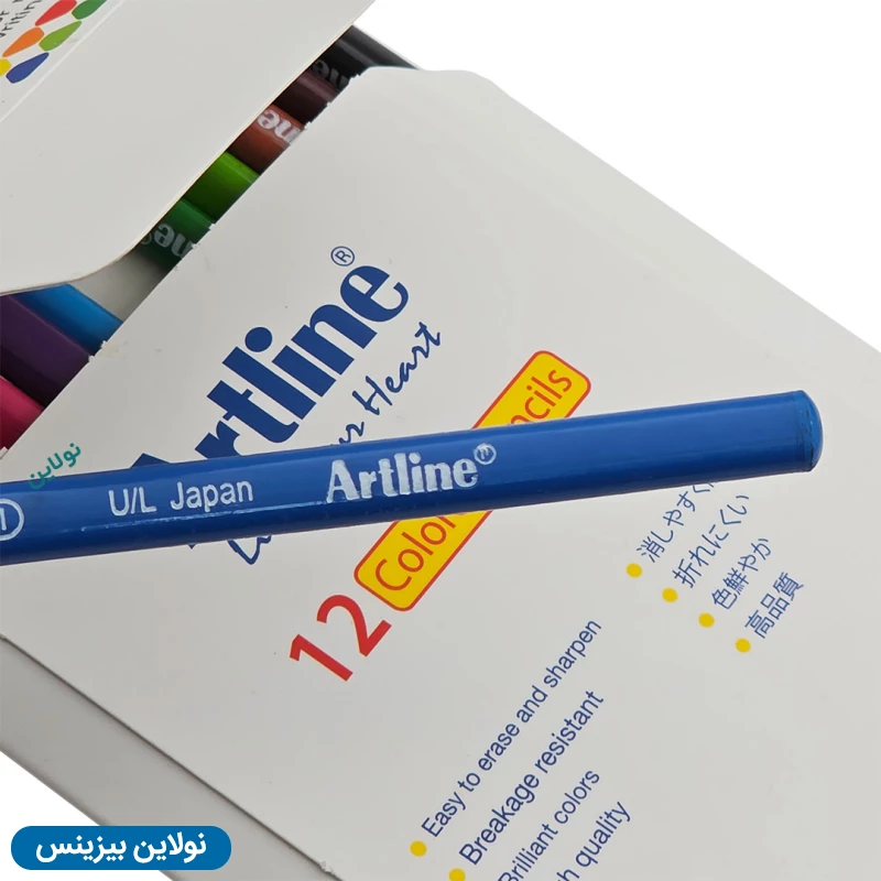 قیمت و خرید پک 4 عددی مداد رنگی 12 رنگ جعبه مقوایی آرت لاین کد ECP12-P/IL | نولاین بیزینس