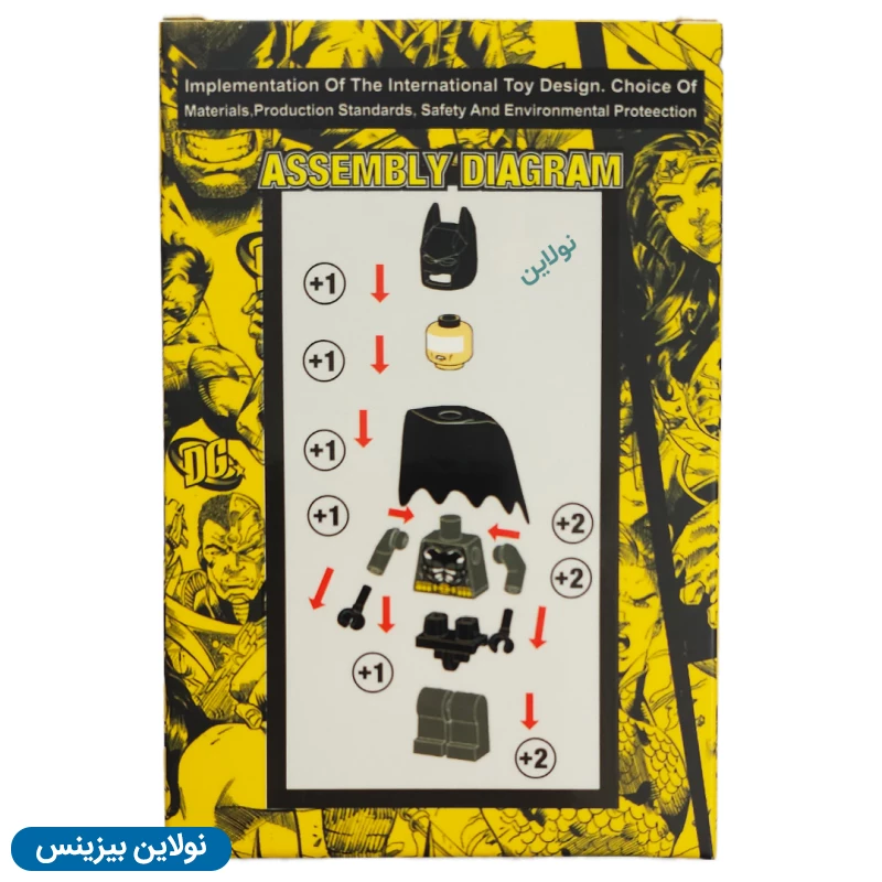 قیمت و خرید لگو آدمک بی تی مدل دی سی DC Universe بسته 12 عددی کد BT9013-16 | نولاین بیزینس