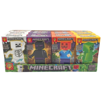 لگو آدمک بی تی مدل ماینکرافت Minecraft بسته 12 عددی کد BT9037-40 | نولاین بیزینس