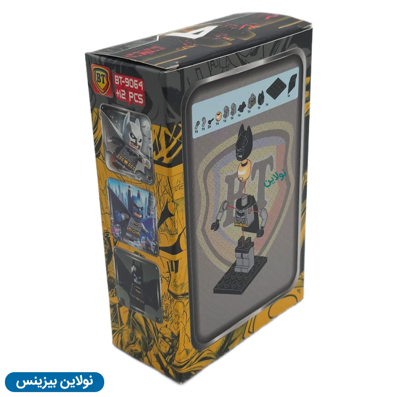 قیمت و خرید لگو آدمک بی تی مدل بت من Batman بسته 12 عددی کد BT9061-64 | نولاین بیزینس