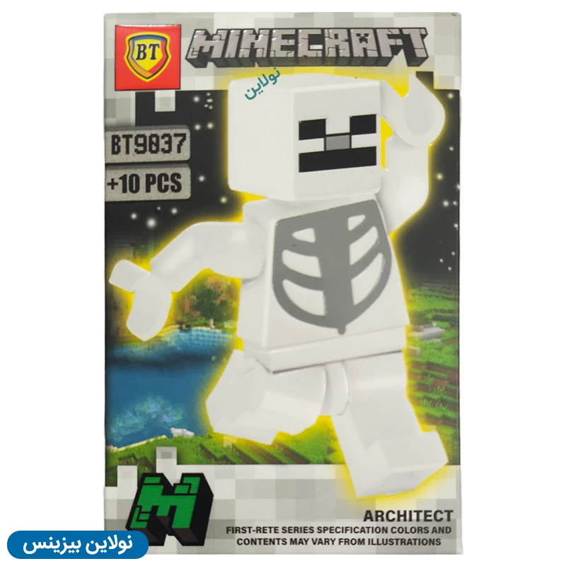 قیمت و خرید لگو آدمک بی تی مدل ماینکرافت Minecraft بسته 12 عددی کد BT9037-40 | نولاین بیزینس