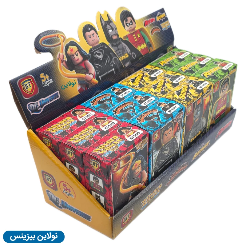 قیمت و خرید لگو آدمک بی تی مدل دی سی DC Universe بسته 12 عددی کد BT9013-16 | نولاین بیزینس