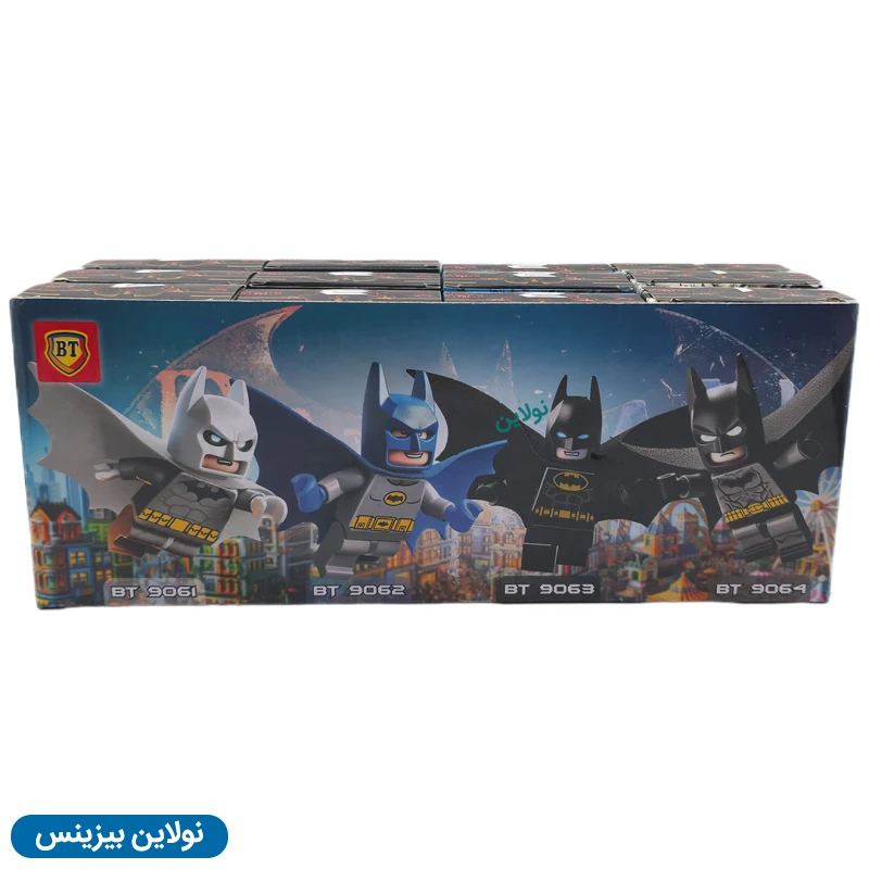 قیمت و خرید لگو آدمک بی تی مدل بت من Batman بسته 12 عددی کد BT9061-64 | نولاین بیزینس