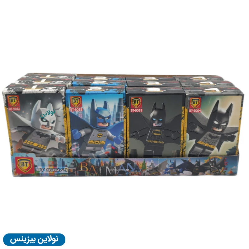 قیمت و خرید لگو آدمک بی تی مدل بت من Batman بسته 12 عددی کد BT9061-64 | نولاین بیزینس