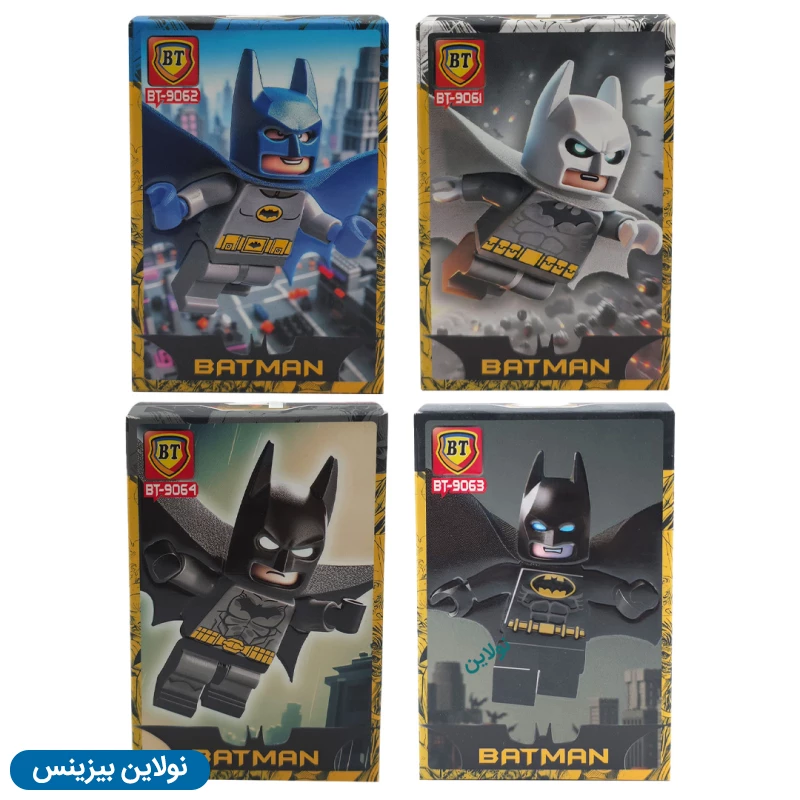 قیمت و خرید لگو آدمک بی تی مدل بت من Batman بسته 12 عددی کد BT9061-64 | نولاین بیزینس
