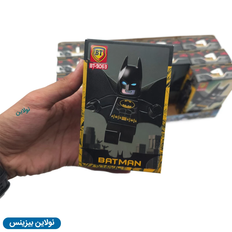 قیمت و خرید لگو آدمک بی تی مدل بت من Batman بسته 12 عددی کد BT9061-64 | نولاین بیزینس