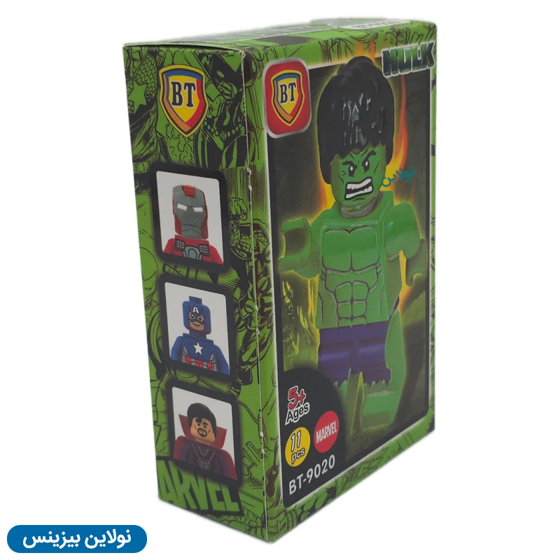 قیمت و خرید لگو آدمک بی تی مدل مارول هیروز Marvel Heros بسته 12 عددی کد BT9017-20 | نولاین بیزینس
