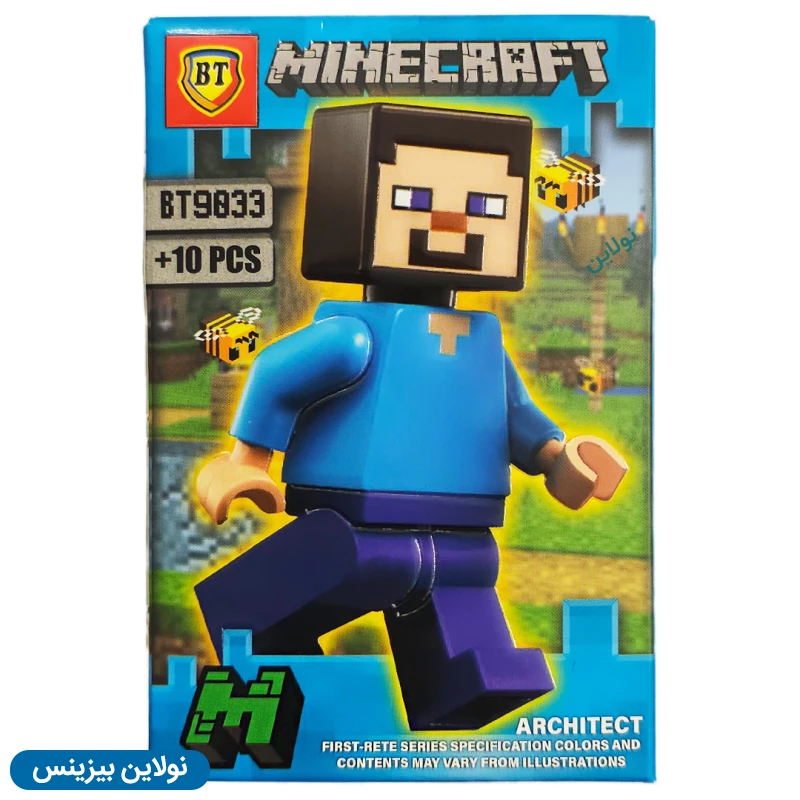 قیمت و خرید لگو آدمک بی تی مدل ماینکرافت Minecraft بسته 12 عددی کد BT9033-36 | نولاین بیزینس