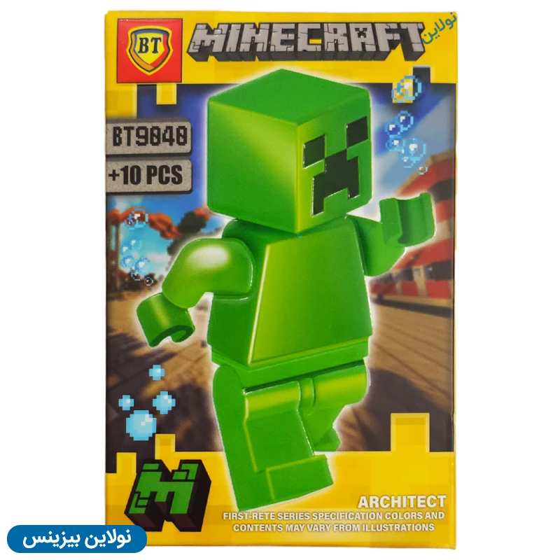 قیمت و خرید لگو آدمک بی تی مدل ماینکرافت Minecraft بسته 12 عددی کد BT9037-40 | نولاین بیزینس