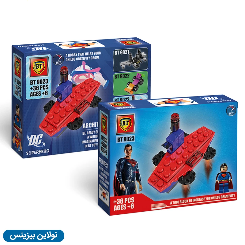 قیمت و خرید لگو ابرقهرمانان بی تی سری DC Super Heros بسته 8 عددی کد BT9021-24 | نولاین بیزینس