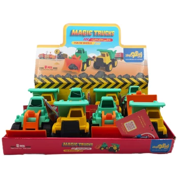 ماشین اسباب بازی زینگو مدل کامیون های مجیک بسته 8 عددی Magic Trucks | نولاین بیزینس