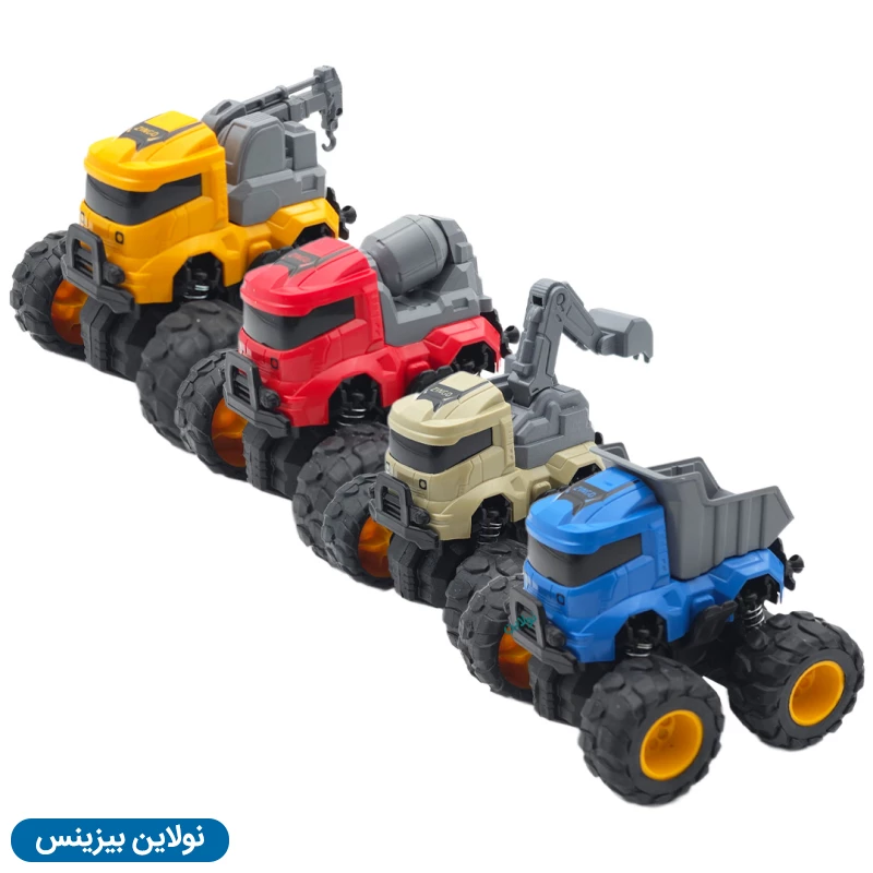 قیمت و خرید ماشین اسباب بازی قدرتی زینگو 360 درجه بسته 8 عددی مدل Power Trucks | نولاین بیزینس