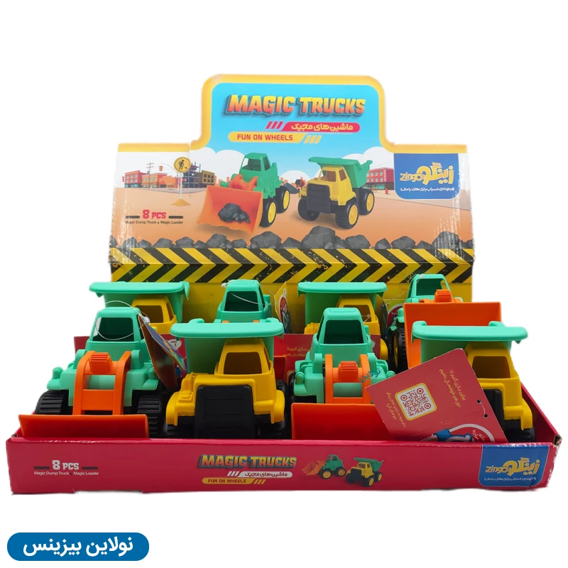 قیمت و خرید ماشین اسباب بازی زینگو مدل کامیون های مجیک بسته 8 عددی Magic Trucks | نولاین بیزینس