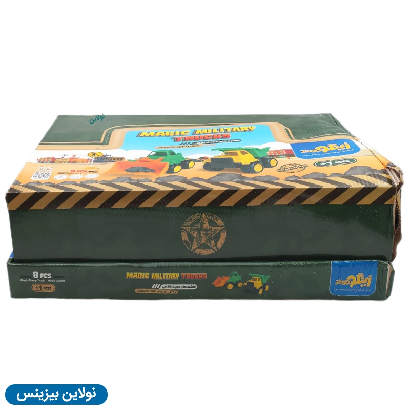 قیمت و خرید ماشین اسباب بازی زینگو مدل کامیون های مجیک نظامی بسته 8 عددی Magic Trucks | نولاین بیزینس