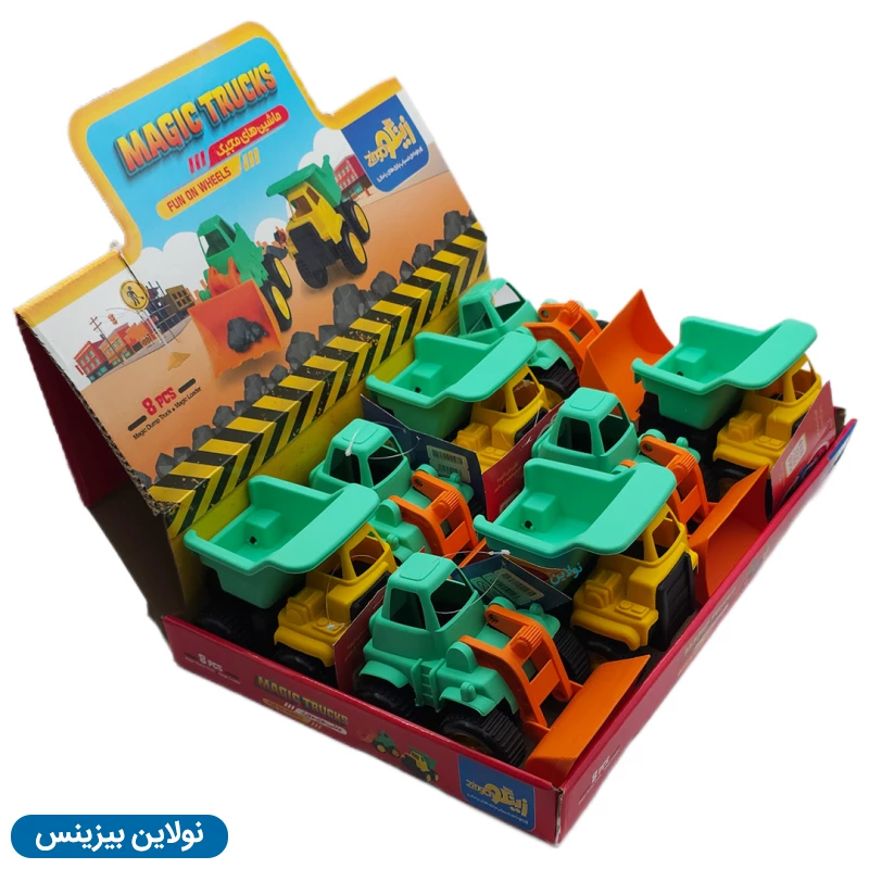 قیمت و خرید ماشین اسباب بازی زینگو مدل کامیون های مجیک بسته 8 عددی Magic Trucks | نولاین بیزینس