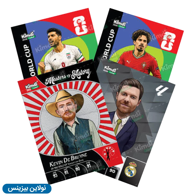 قیمت و خرید کارت بازی کیمدی سری کیمدی جام جهانی Kimdi World Cup 2026 بسته 24 عددی | نولاین بیزینس