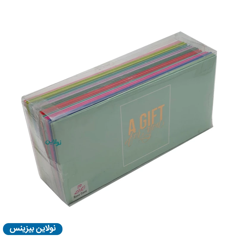 قیمت و خرید پاکت هدیه پول رنگی طلاکوب بسته 50 عددی رز کارت Rose card | نولاین بیزینس