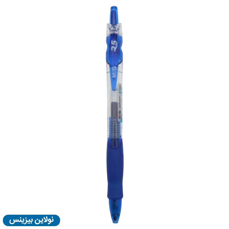 قیمت و خرید خودکار ژله ای فشاری ام اند جی ضخامت 0.7 میلی متری مدل R.5 بسته 12 عددی کد AGP12371 | نولاین بیزینس