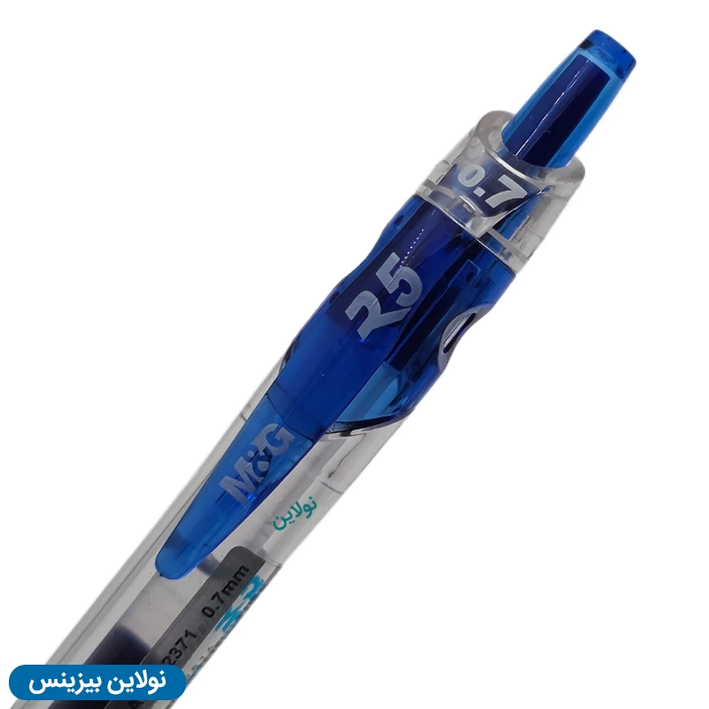 قیمت و خرید خودکار ژله ای فشاری ام اند جی ضخامت 0.7 میلی متری مدل R.5 بسته 12 عددی کد AGP12371 | نولاین بیزینس