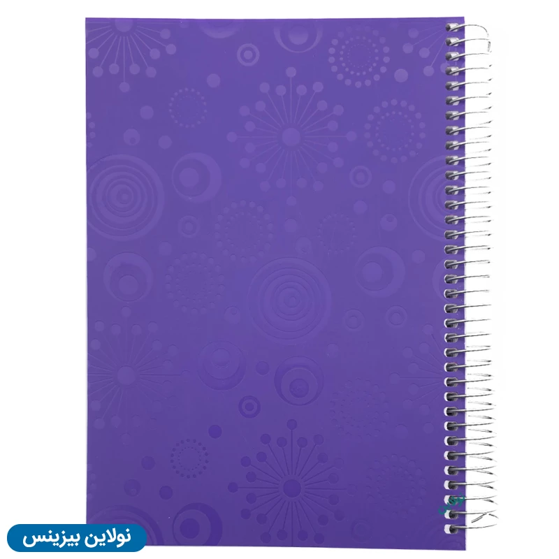 قیمت و خرید دفتر 200 برگ تک خط سیمی رنگی طرح برجسته بسته 10 عددی کد FV200 | نولاین بیزینس