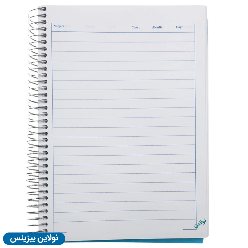 قیمت و خرید دفتر 200 برگ تک خط سیمی رنگی طرح برجسته بسته 10 عددی کد FV200 | نولاین بیزینس